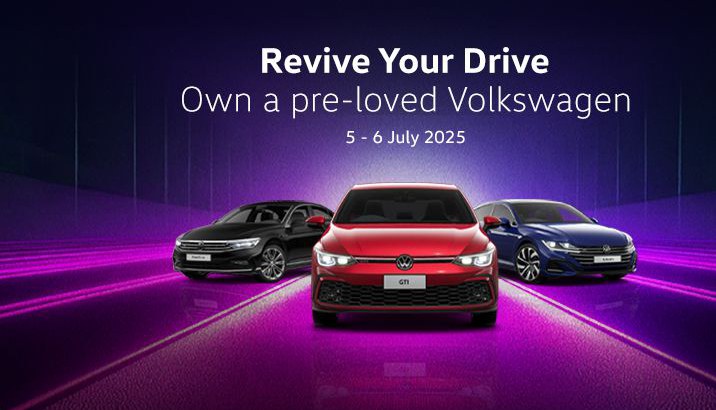 Visit our showrooms this 5 - 6 July 2025 and find incredible offers on pre-loved Volkswagen models. Fully certified by our qualified technicians, with full service histories and in impeccable condition-you won't find a better deal elsewhere.