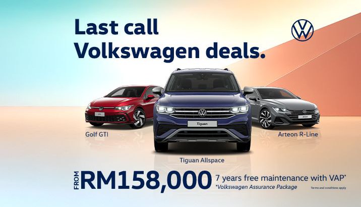 Last call Volkswagen deals.